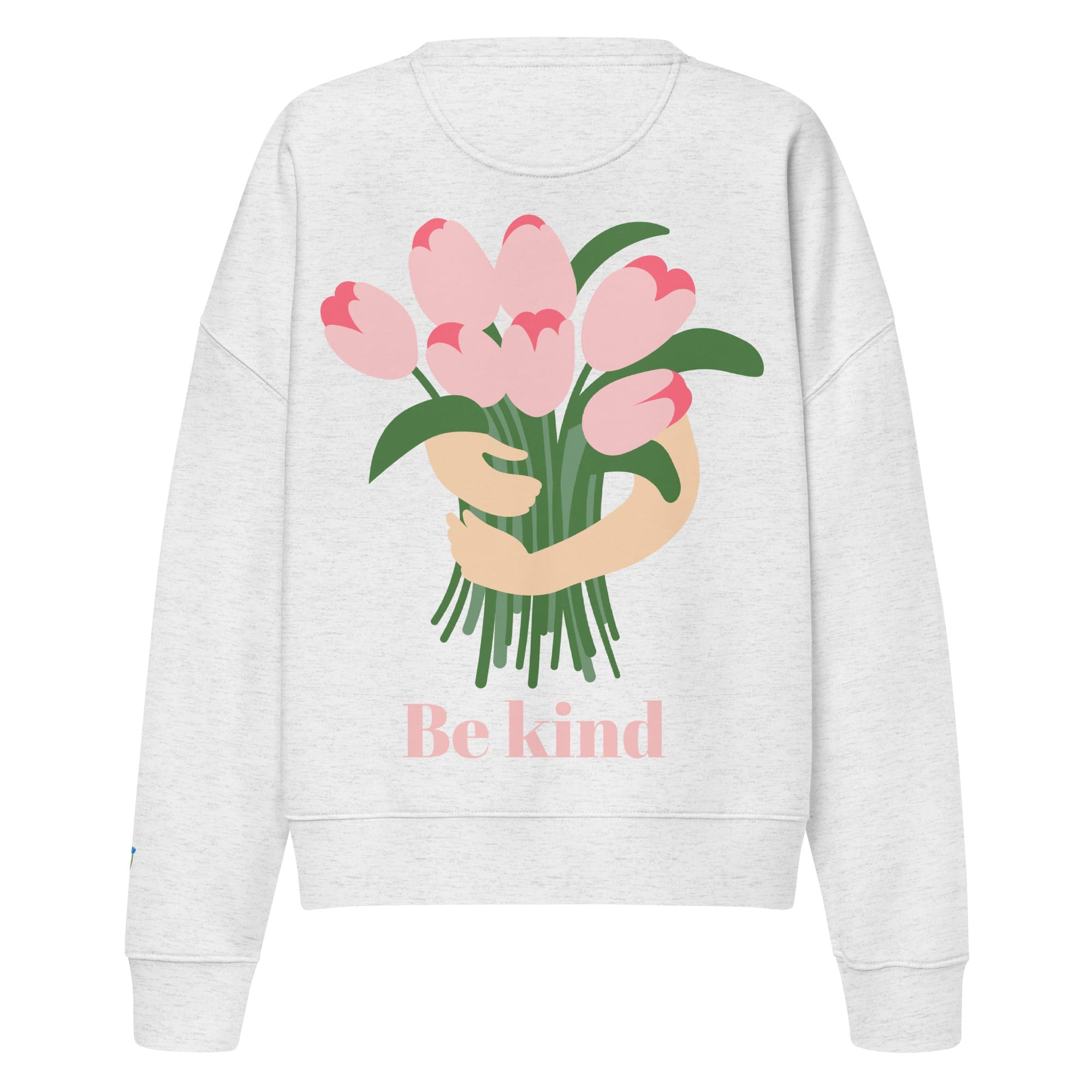 Women’s organic crew neck sweatshirt - Image 2